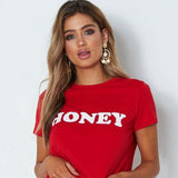 HONEY Red Letters