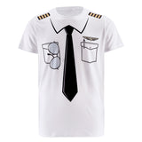 Men Pilot  Police 3D T Shirt Doctor