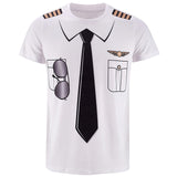 Men Pilot  Police 3D T Shirt Doctor