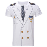 Men Pilot  Police 3D T Shirt Doctor